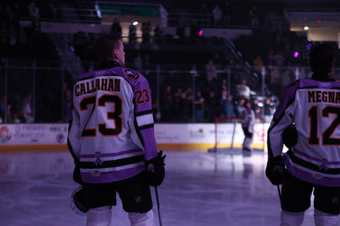 #23 Michael Callahan 2023 Bruins Fight Cancer Game Worn Jersey