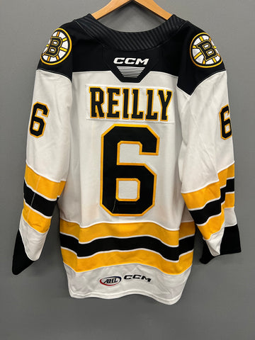 #6 Mike Reilly 2022-23 Game Worn White Jersey