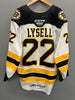 #22 Fabian Lysell 2022-23 Game Worn White Jersey