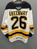 #26 J.D. Greenway 2022-23 Game Worn White Jersey