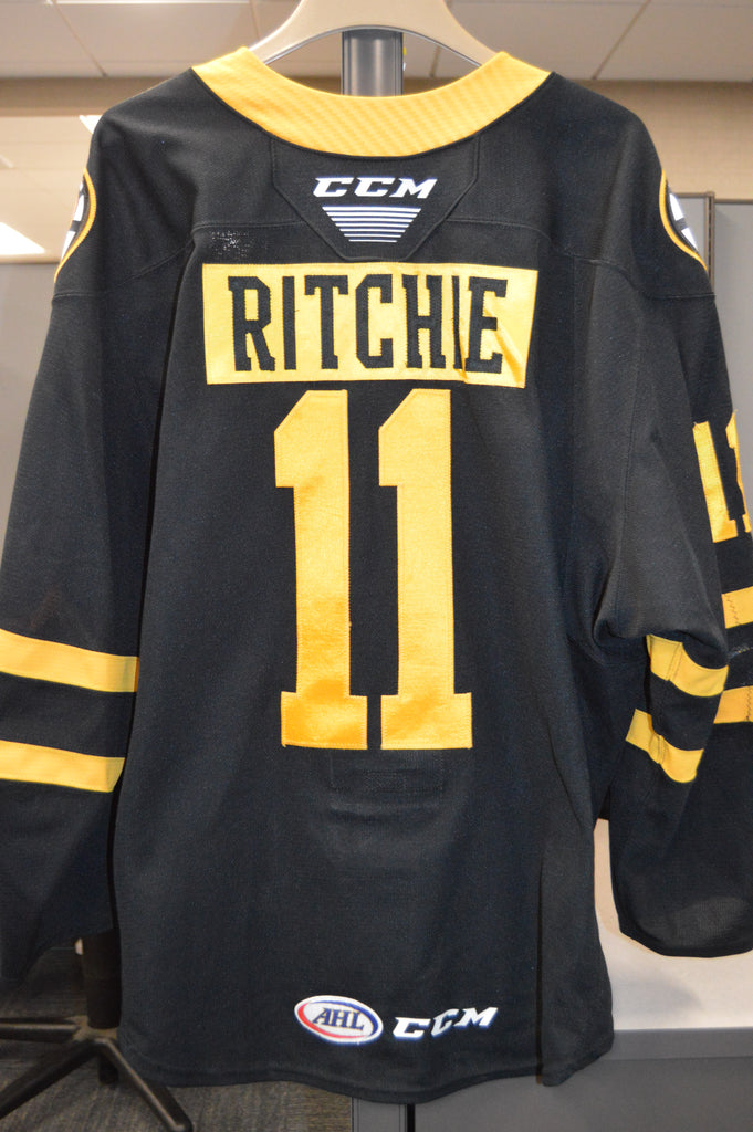 Providence Bruins Authentic CCM Black Game Worn Jersey