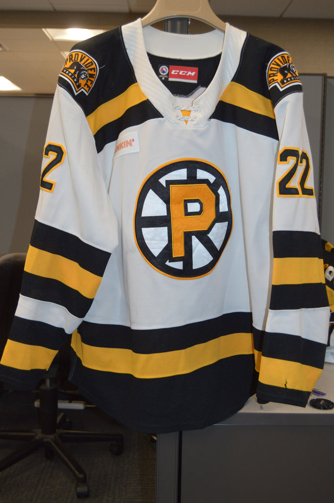 Providence Bruins Authentic CCM Black Game Worn Jersey
