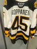 #45 Joona Koppanen 2020-21 Game Worn White Jersey